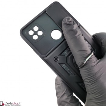 5in1 smūgiams atsparus dėklas su žiedu ir kameros apsauga (Xiaomi Redmi 9C/10A) 5in1 smūgiams atsparus dėklas su žiedu ir kameros apsauga (Xiaomi Redmi 9C/10A)
